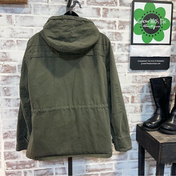 Lucky Brand Olive Jacket women’s large - Picture 9 of 10